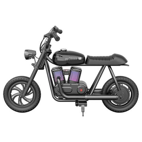 Hyper Gogo El-Mb05p Pioneer 12 Plus Moto Électrique Pour Enfants 24 V 5,2 Ah 160 W Avec Pneus 12'x3', 12 Km Haut De Gamme - Noir