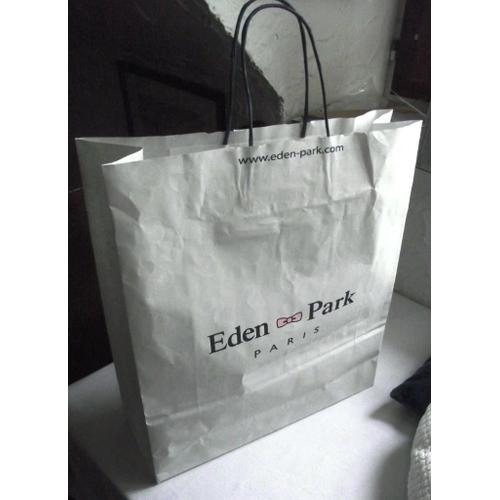 Sac en papier de présentation Eden Park Paris Hauteur ;40,5 cm largeur 36cm épaisseur 12cm.