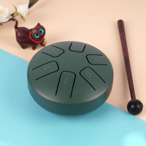Tambour à langue en acier Panda Drum, instrument de percussion à tambour de  4,9 pouces