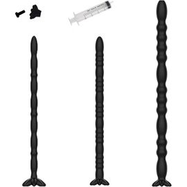 Kal-Dilatateurs Urétraux Sonores Homme Set De 3, Plug Pénis Creux En Silicone, Sonde Urétrale Homme Cathéter Pour Massage De La Prostate Sextoys (Black)