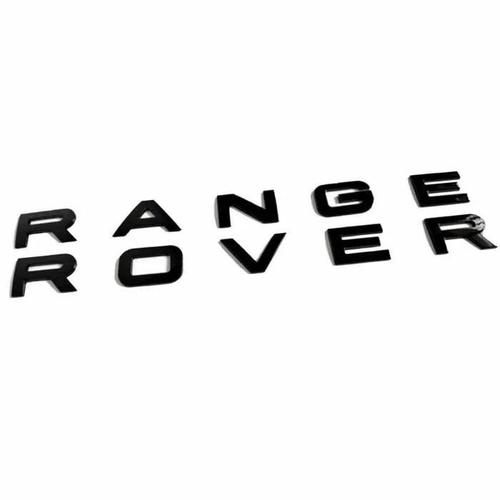 Range Rover Brillant Noir 3d Logo Emblème Stickers Autocollant