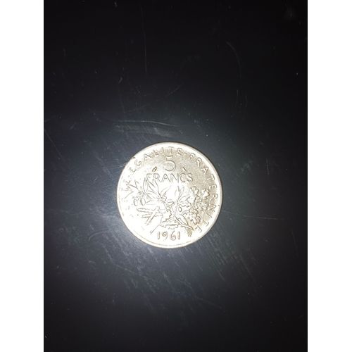 Pièce 5 Francs Argent Et Tranche Gravé Liberté,Égalité, Fraternité , Très Rare