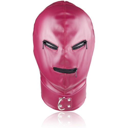 Kal-Masques Sexuels Masques Fétichistes Pour Hommes Pleins Visages Bondage Masques Bondage Sex Toys, Adult Fetish Games Sex Products Slave Couples Cosplay Lovers (Rose Rouge)