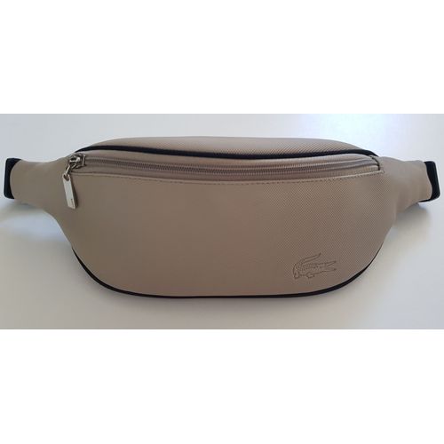 Sac Banane Zippé Beige Lacoste