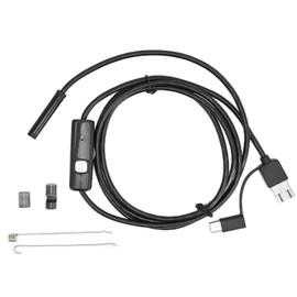 10m - Câble dur - Caméra endoscopique USB de Type c, pour Smartphone  Android, PC, Mini caméra