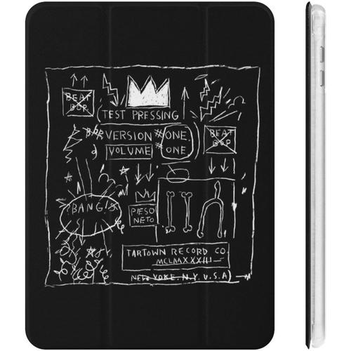 Jean-Michel Basquiat Étui Pour Ipad 2020 (10.2in) Avec Porte-Stylo, Résistant Aux Chocs, Mise En Veille/Réveil Automatique, Coque De Protection Transparente À Trois Volets, Personnage D'anime