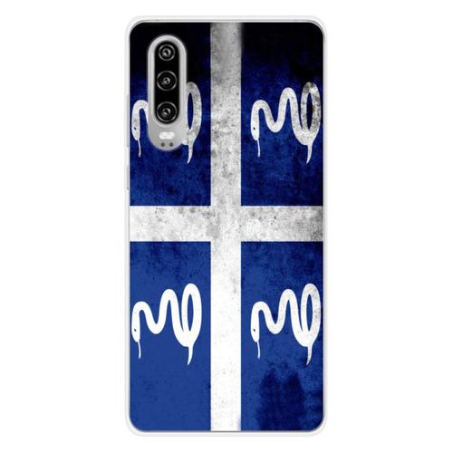 Coque En Silicone - Compatible Huawei P30 - Design Drapeau Martinique