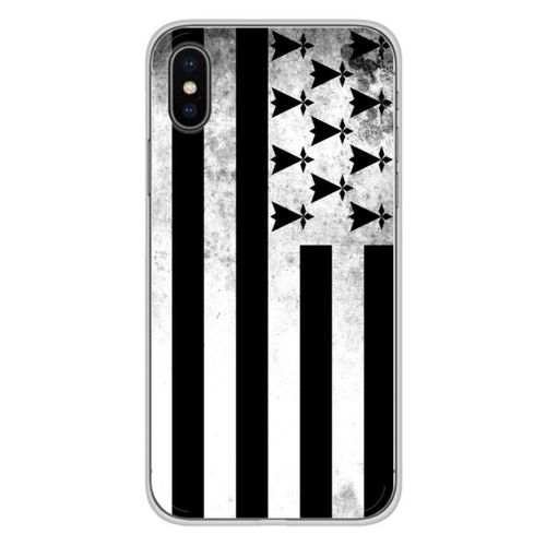 Coque En Silicone - Compatible Apple Iphone X, Apple Iphone Xs - Design Drapeau Bretagne