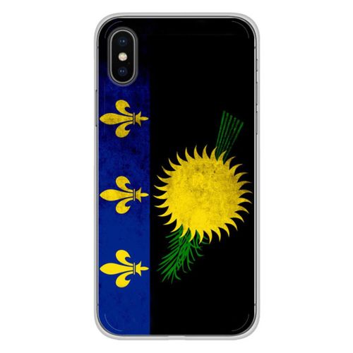 Coque En Silicone - Compatible Apple Iphone X, Apple Iphone Xs - Design Drapeau Guadeloupe