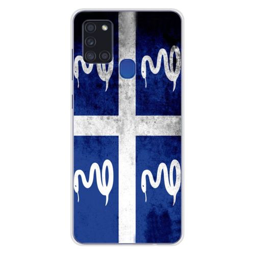 Coque En Silicone - Compatible Samsung Galaxy A21s - Design Drapeau Martinique