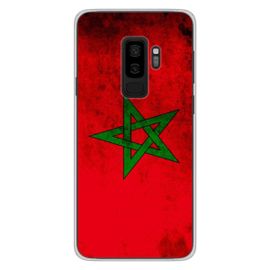 Coque En Silicone - Compatible Samsung Galaxy S9 Plus - Design Drapeau Maroc