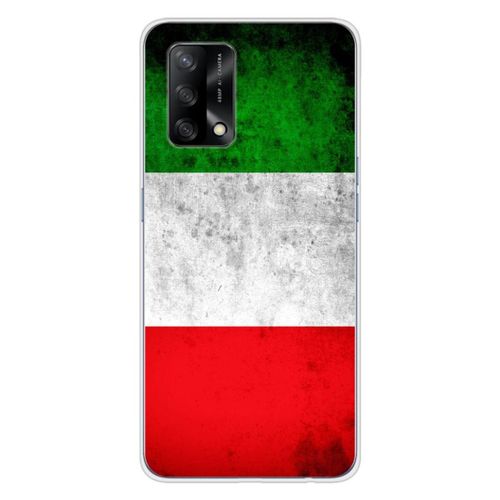 Coque En Silicone - Compatible Oppo A74 4g - Design Drapeau Italie