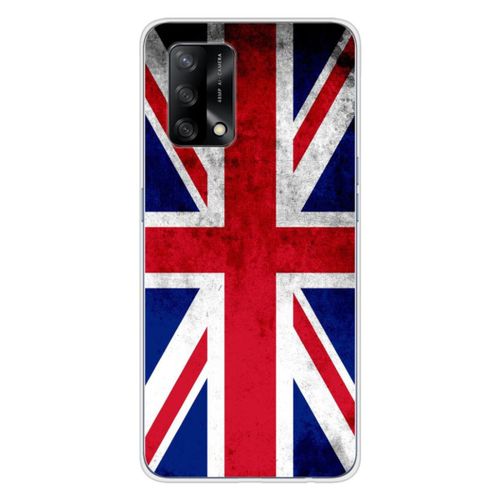 Coque En Silicone - Compatible Oppo A74 4g - Design Drapeau Angleterre
