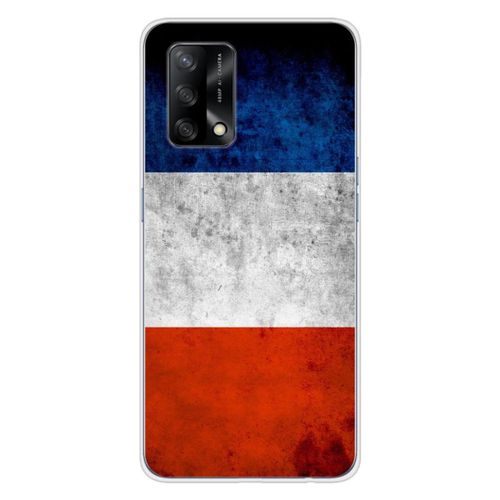 Coque En Silicone - Compatible Oppo A74 4g - Design Drapeau France
