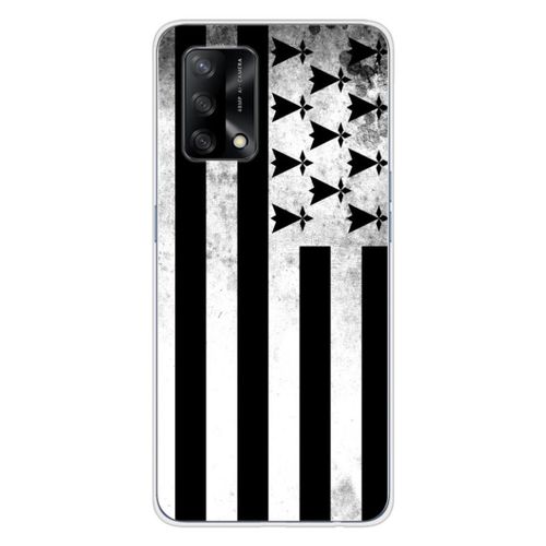 Coque En Silicone - Compatible Oppo A74 4g - Design Drapeau Bretagne