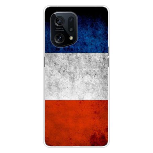 Coque En Silicone - Compatible Oppo Find X5 - Design Drapeau France