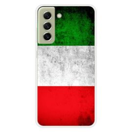 Coque En Silicone - Compatible Samsung Galaxy S21 Fe - Design Drapeau Italie