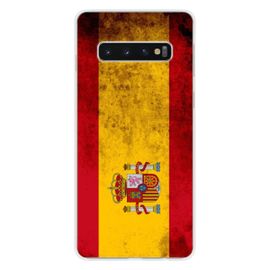 Coque En Silicone - Compatible Samsung Galaxy S10 5g - Design Drapeau Espagne