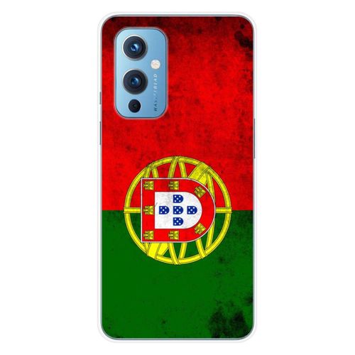 Coque En Silicone - Compatible Oneplus 9 - Design Drapeau Portugal