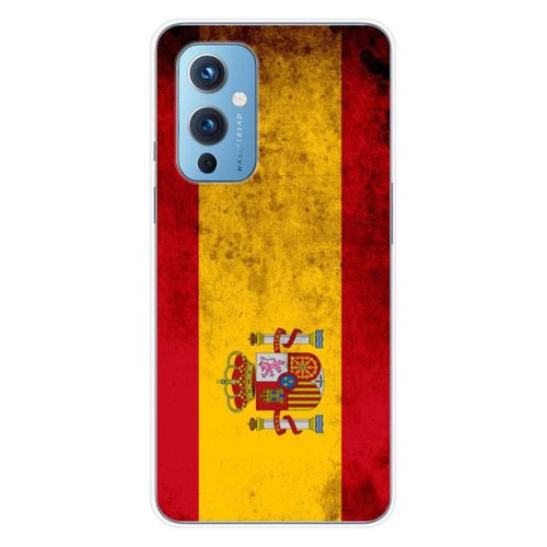 Coque En Silicone - Compatible Oneplus 9 - Design Drapeau Espagne