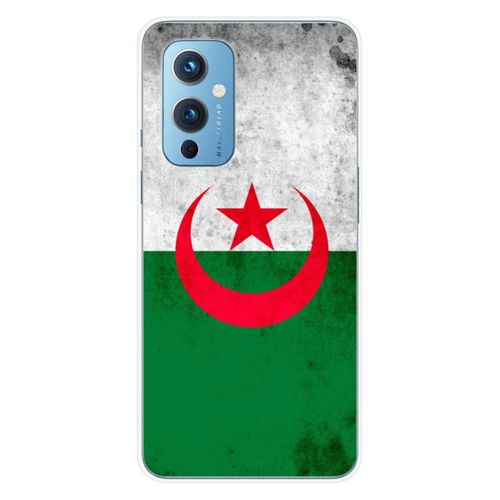 Coque En Silicone - Compatible Oneplus 9 - Design Drapeau Algerie