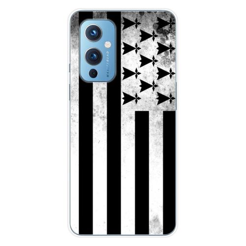 Coque En Silicone - Compatible Oneplus 9 - Design Drapeau Bretagne