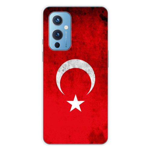 Coque En Silicone - Compatible Oneplus 9 - Design Drapeau Turquie