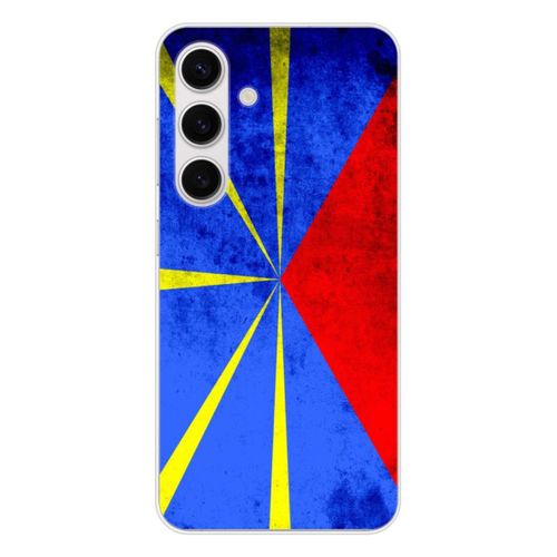 Coque En Silicone - Compatible Samsung Galaxy S24, Samsung Galaxy S25 - Design Drapeau La Reunion