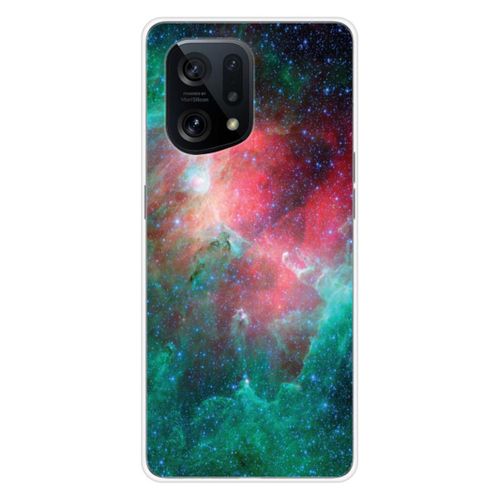 Coque En Silicone - Compatible Oppo Find X5 - Design Nebuleuse