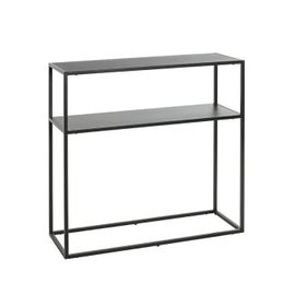 Console Design En Métal Soraya 80cm Noir