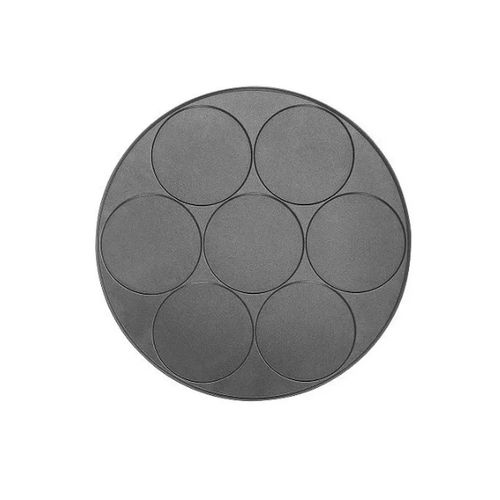 Plaque 7 Mini-Crêpes Pour Crêpière Lagrange - Diamètre Crêpe : 11 Cm. 100501