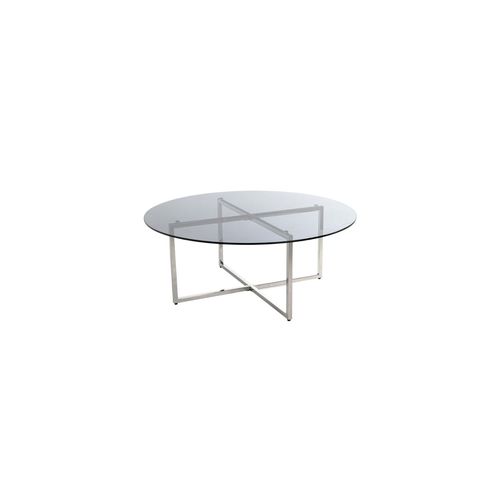 Table Basse Ronde Design Comada 100cm Gris