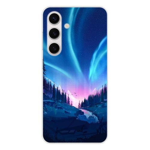 Coque En Silicone - Compatible Samsung Galaxy S24, Samsung Galaxy S25 - Design Tombee De Nuit