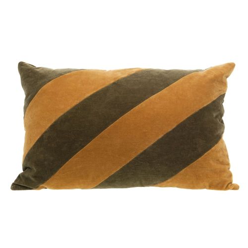 Coussin Bande Trio Kaki 40x60 Cm