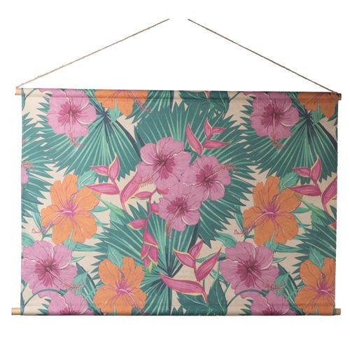 Kakemono fleurs d'été 80x120 cm