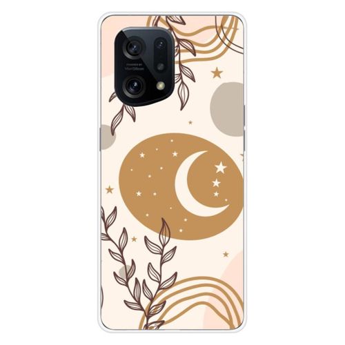 Coque En Silicone - Compatible Oppo Find X5 - Design Lunaison