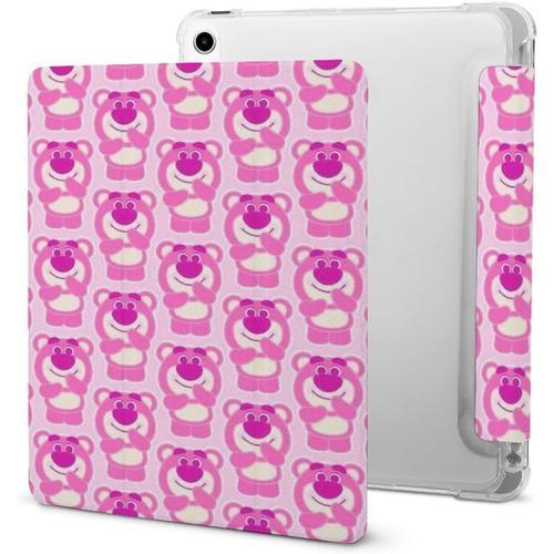 Toy Story Lotso Étui Pour Ipad Air 4, Fin, Léger, Résistant Aux Rayures, Mise En Veille/Réveil Automatique, Étui Pour Tablette, Résistant Aux Chocs, Porte-Stylos, Transparent (10,9 Pouces)