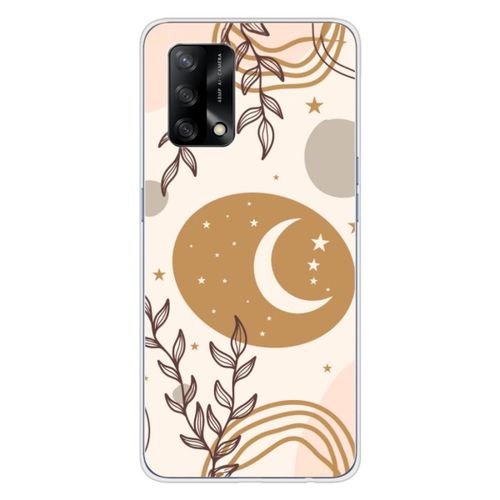 Coque En Silicone - Compatible Oppo A74 4g - Design Lunaison