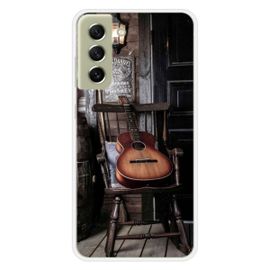 Coque En Silicone - Compatible Samsung Galaxy S21 Fe - Design Guitare