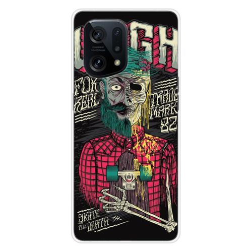 Coque En Silicone - Compatible Oppo Find X5 - Design Skull Urgh