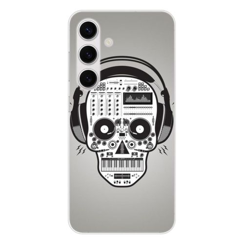 Coque En Silicone - Compatible Samsung Galaxy S24, Samsung Galaxy S25 - Design Skull Music