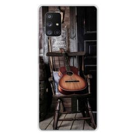 Coque En Silicone - Compatible Samsung Galaxy A71 5g - Design Guitare