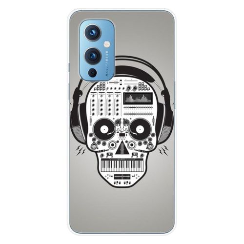 Coque En Silicone - Compatible Oneplus 9 - Design Skull Music