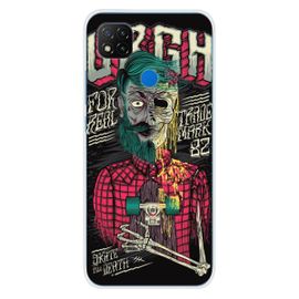 Coque En Silicone - Compatible Xiaomi Redmi 9c - Design Skull Urgh