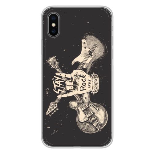 Coque En Silicone - Compatible Apple Iphone X, Apple Iphone Xs - Design Stay Rock