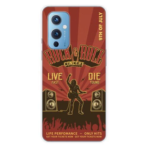 Coque En Silicone - Compatible Oneplus 9 - Design Rock And Roll