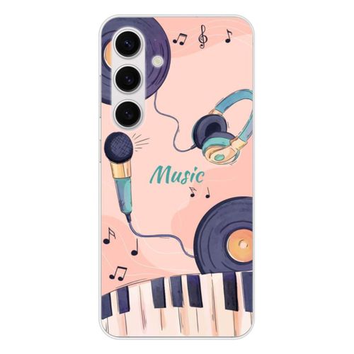 Coque En Silicone - Compatible Samsung Galaxy S24, Samsung Galaxy S25 - Design Accords En Couleur