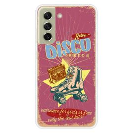 Coque En Silicone - Compatible Samsung Galaxy S21 Fe - Design Retro Disco