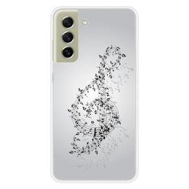 Coque En Silicone - Compatible Samsung Galaxy S21 Fe - Design Valse Des Notes