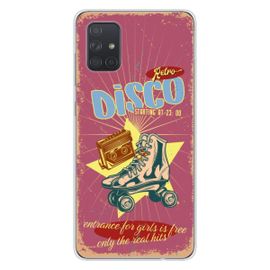 Coque En Silicone - Compatible Samsung Galaxy A71 - Design Retro Disco